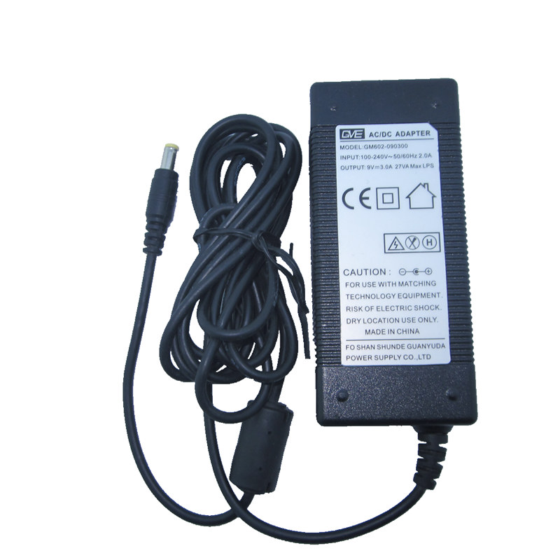 *Brand NEW* GVE GM602-090300 9V 3.0A 27VA Max LPS AC DC ADAPTER POWER SUPPLY - Click Image to Close